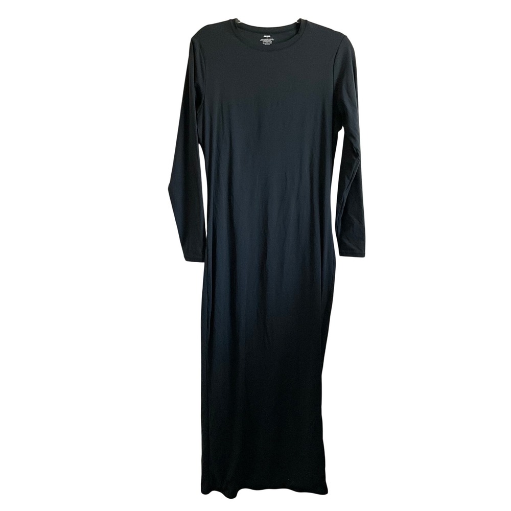 Skims Grey Long Sleeve Maxi Dress - Size 3X Fitted Loungewear Soft Plus Size
